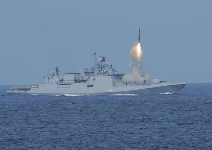 BRAHMOS TESTED FROM WARSHIP