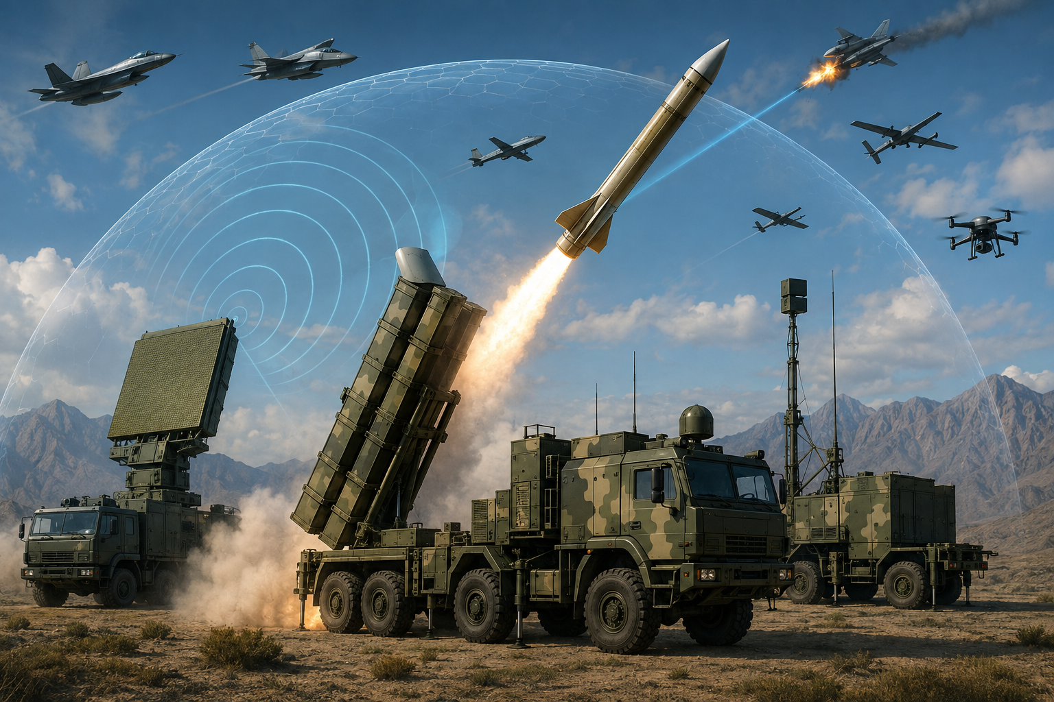 QRSAM-ER extended range air defence missile system of India