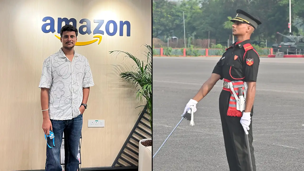 Shardendu Tiwari जिन्होंने Amazon की ₹46 लाख की नौकरी छोड़कर भारतीय सेना ज्वाइन की