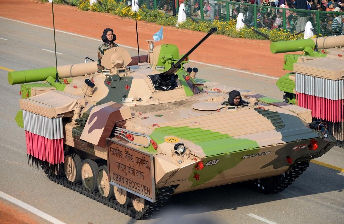 Indian Army CBRN Recce Vehicle for Nuclear Biological and Chemical Threat Detection