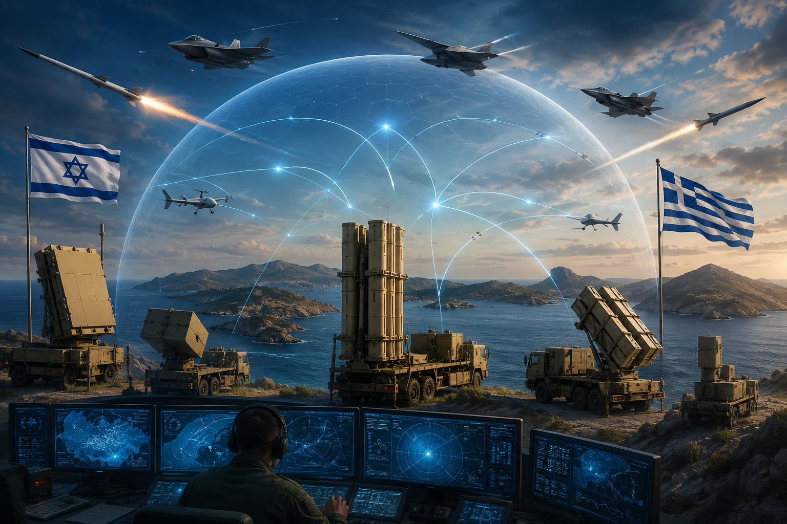 Israel Greece $3.6 billion Achilles Shield multilayered air defense system