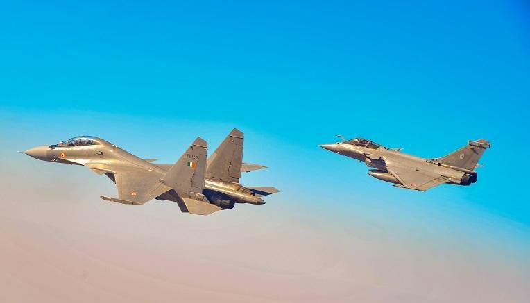 FIGHTER PLANE During .Military Exercise