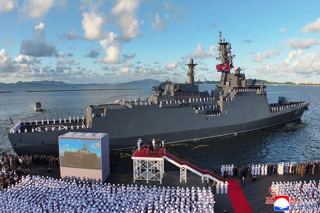 North Korea Kang Kon 5000 ton Choe Hyon class destroyer warship