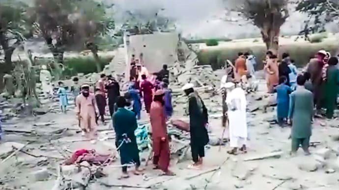 House destroyed after Pakistan airstrike in Afghanistan